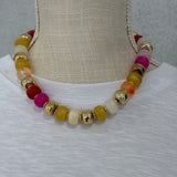 Iridescent Beaded Necklace