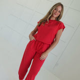 Offset Terry Set - Ruby