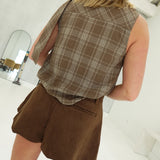 Jess Suede Shorts - Mocha