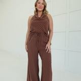 Maribel Linen Set - Choco