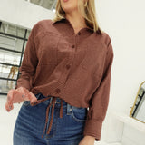 Baber Plaid Top