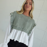Beatrice Knitted Vest Blouse