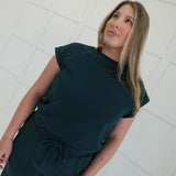 Offset Terry Set - Green