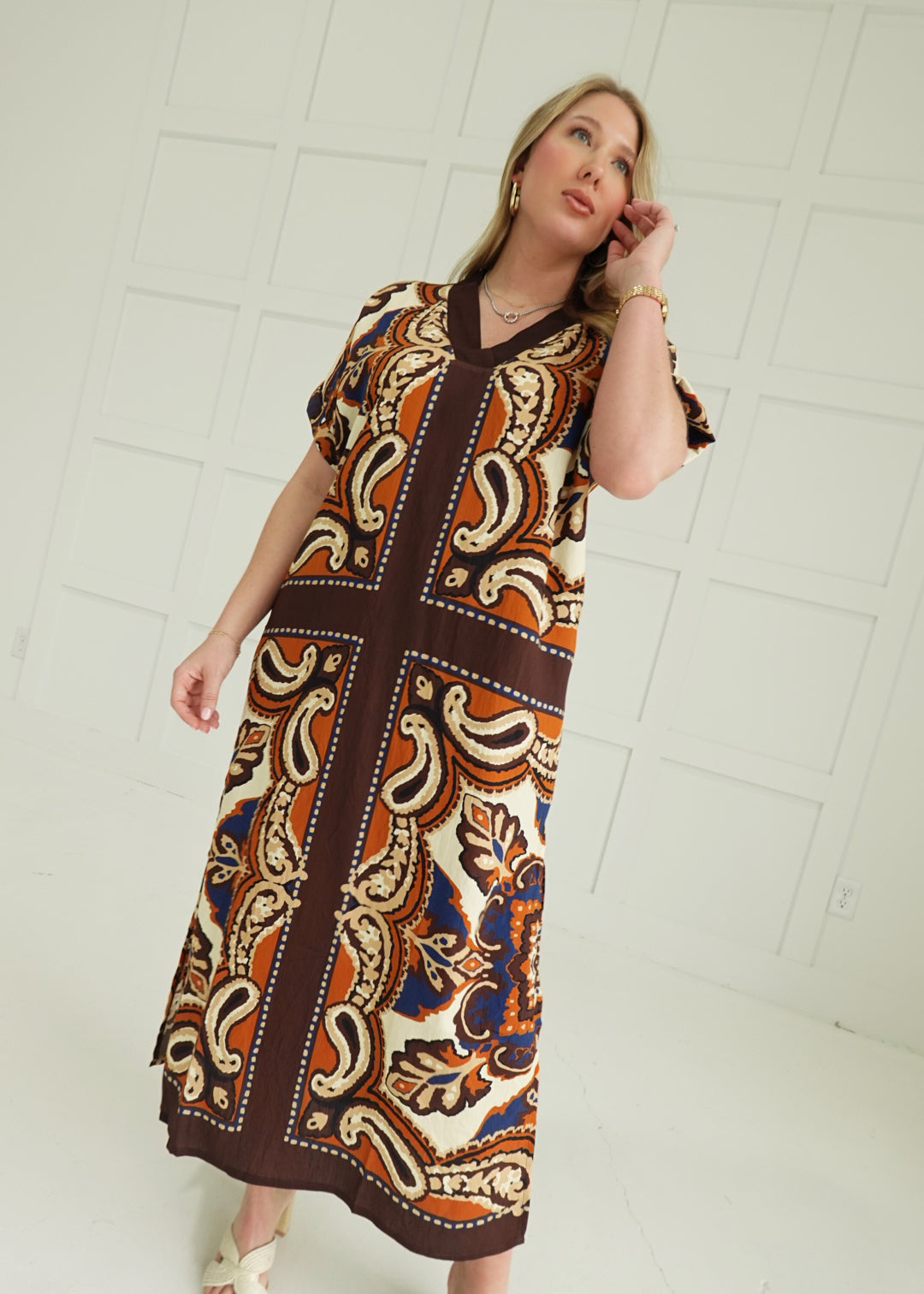 Moira Printed Maxi Dress