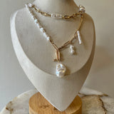 Layered Pearl Necklace