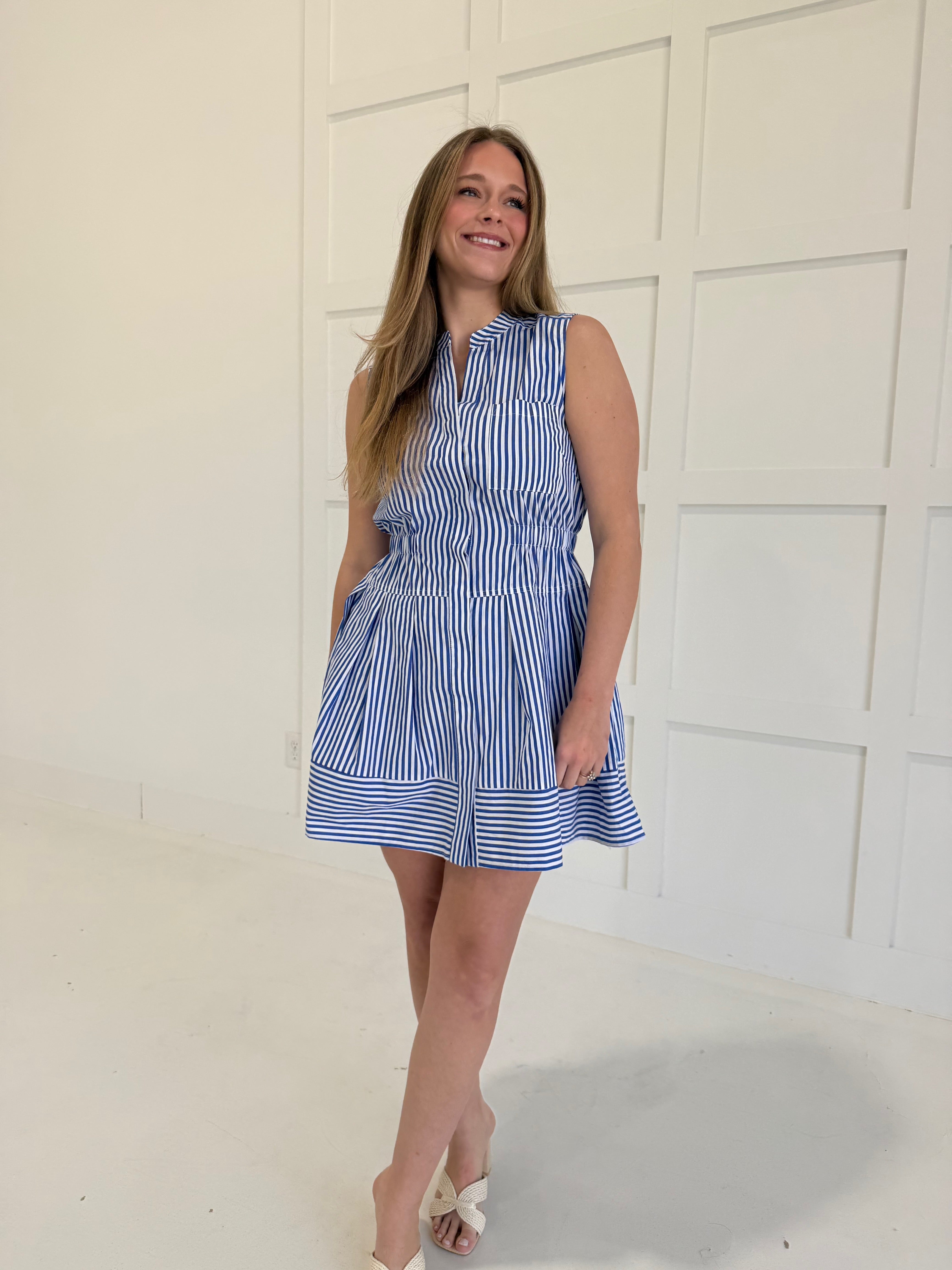 Lisla Mini Dress - Indigo