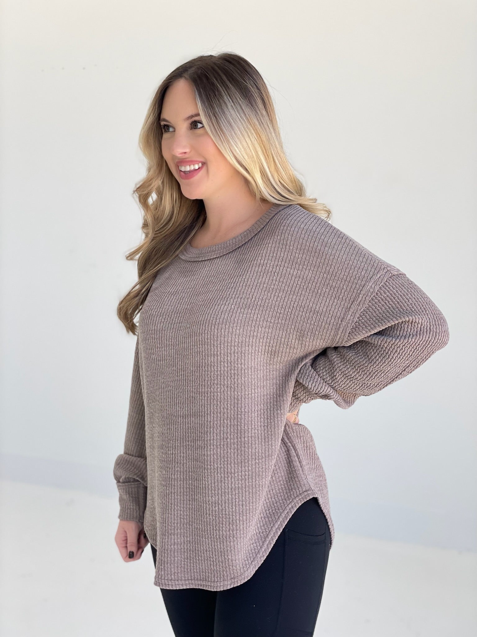 Knit Your Own Top - Mocha