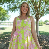 Green With Envy Mini Dress - Apple
