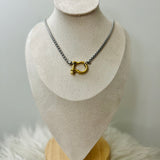 Magee Necklace - Gunmetal Chain