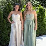 Upscale Summer Midi Dress - Khaki