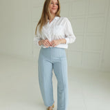 Hip & Profess Trousers - Dusty Blue