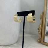 Textured Gold Hoops