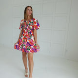 Gradient Floral Dress