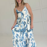 Esme Maxi Dress - Blue
