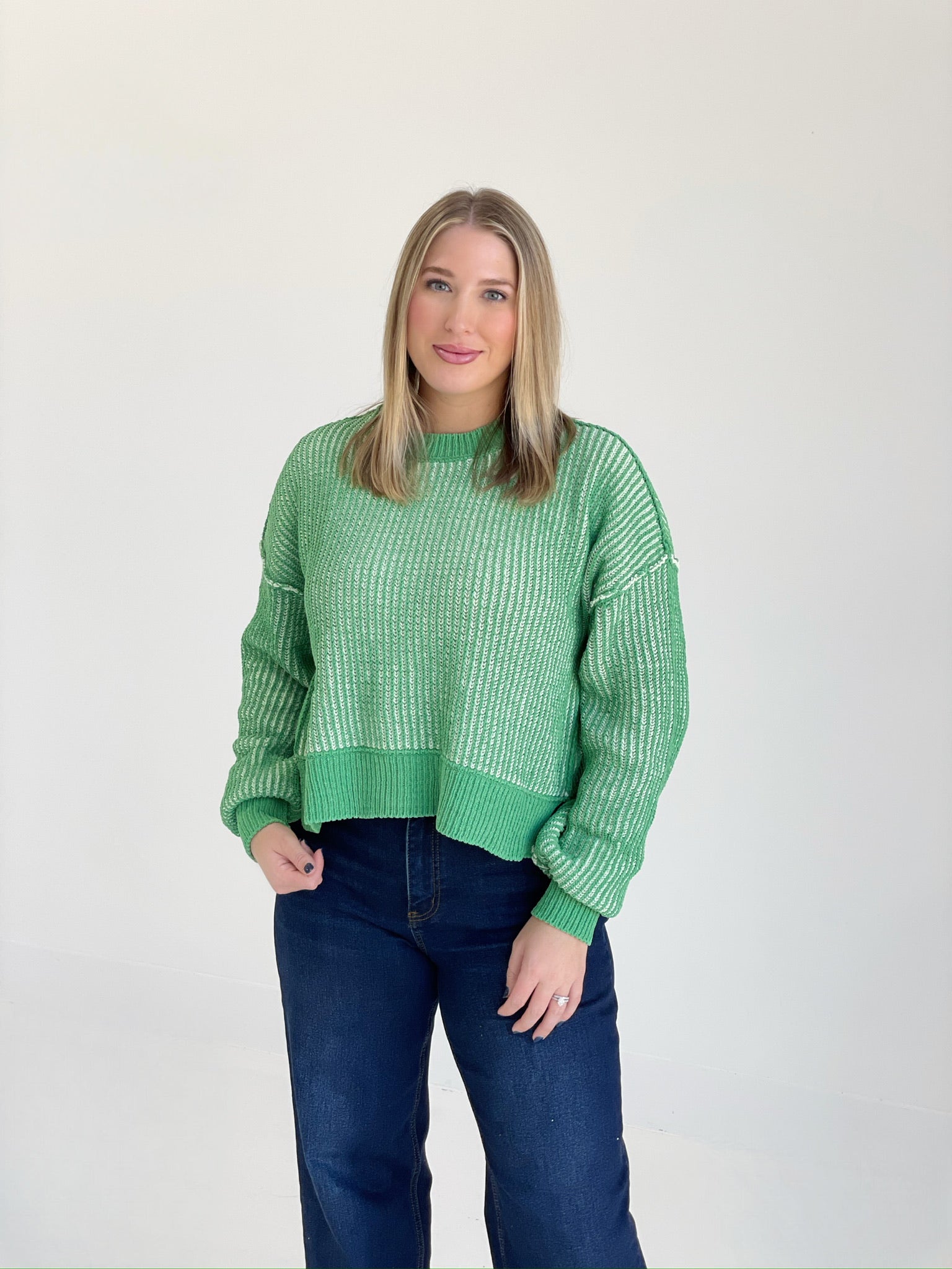 Two-Timer Sweater - Green