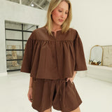 Tessa Swing Set - Brown