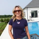 Heart of America Tee - Navy