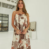Celeste Midi Dress - Mocha