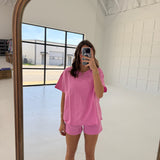 In the Sun Shorts Set - Pink