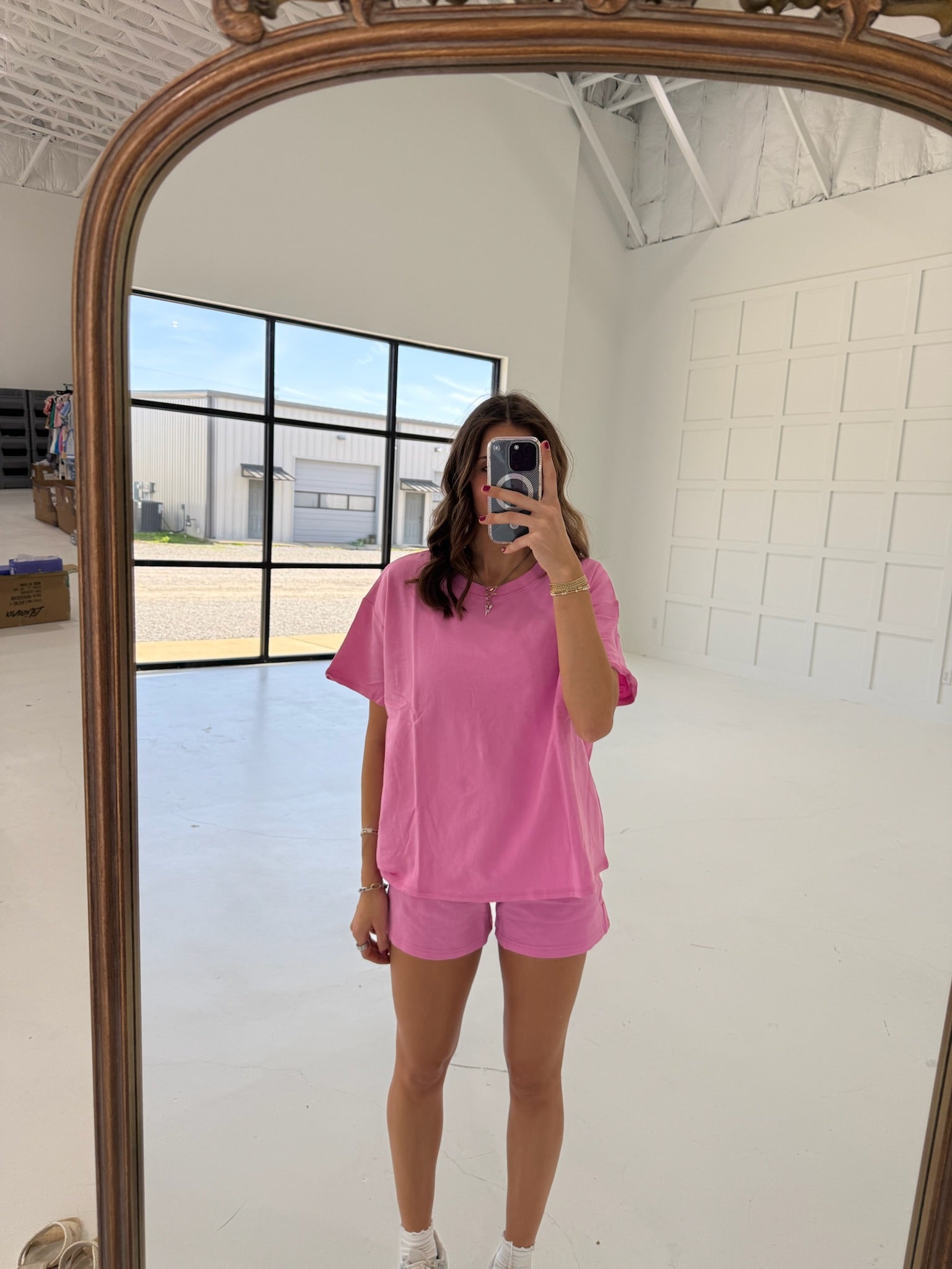 In the Sun Shorts Set - Pink