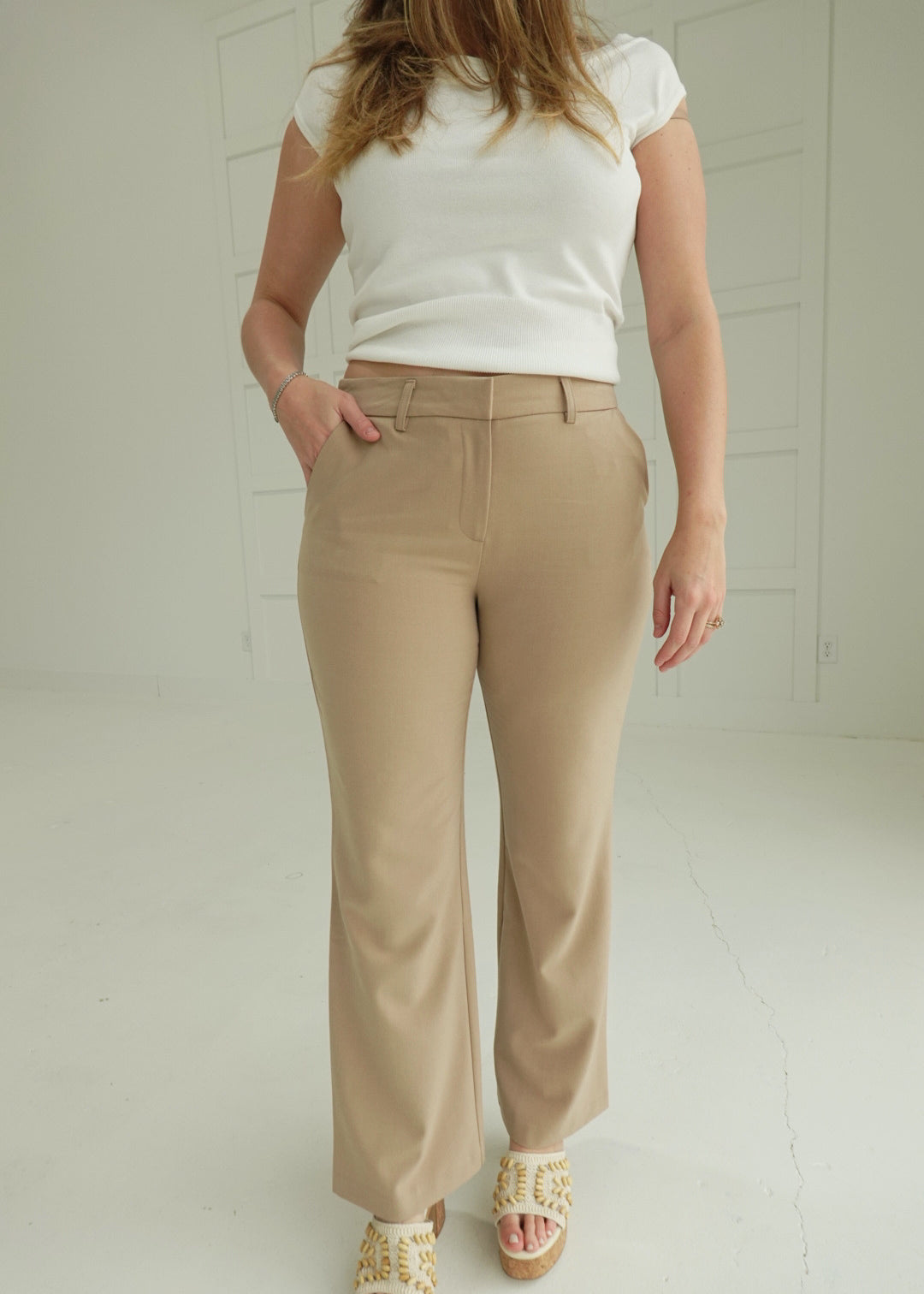 Suited For You Pants - Taupe