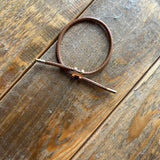Pull Tie Bracelet - Brown