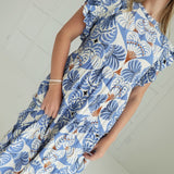 Make Things Right Midi Dress - Blue
