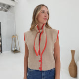 Oh So Proper Sweater - Mocha Red