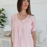 Savannah Spring Top - Coral