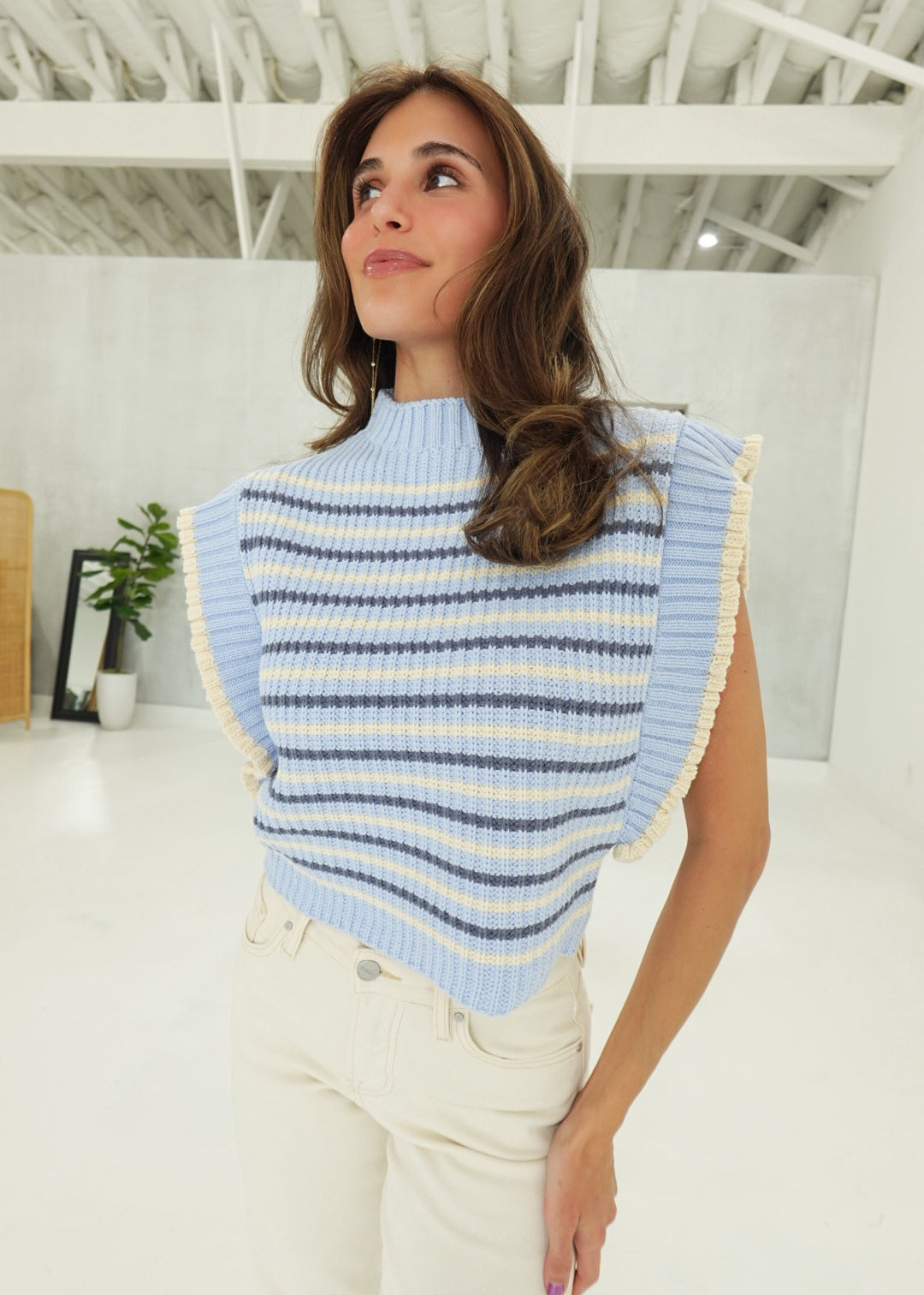 Pumpernick Sweater Vest - Blue