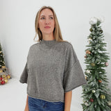 Fatal Reaction Sweater - Heather Choco