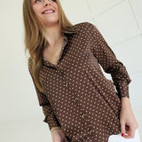 Dottley Blouse - Brown