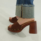 Sugar & Spice Wooden Heels