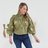 Judith Top - Martini Olive