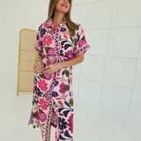 Pascha Midi Dress - Pink