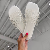 Lattice Jelly Sandal