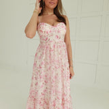 Pretty In Petals Midi Dress