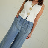 Sunbeam Sweater Top - Ivory