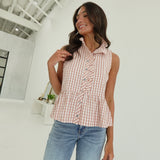Briar Plaid Top