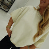 Scout Sweater - White/Beige