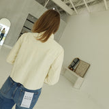 Ophelia Cropped Jacket - Snow
