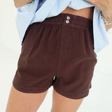 Borrower Tencel Shorts - Choco