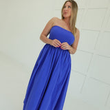 Upper Hand Midi Dress - Cobalt