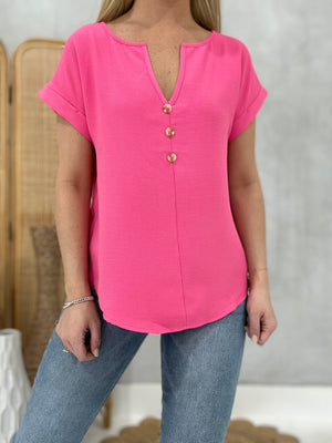 The Work House Blouse - Pink