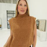 Ronnie Sleeveless Sweater - Caramel