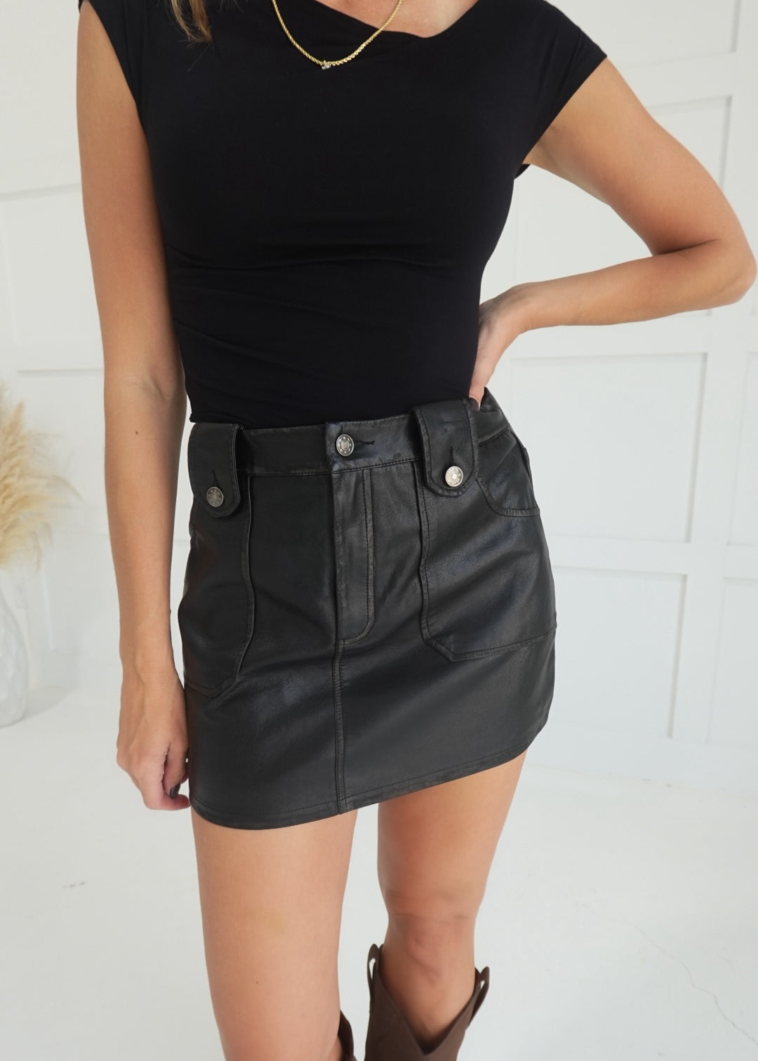 Harley Mini Skirt - Black
