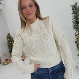 Hold On Me Sweater - Cream