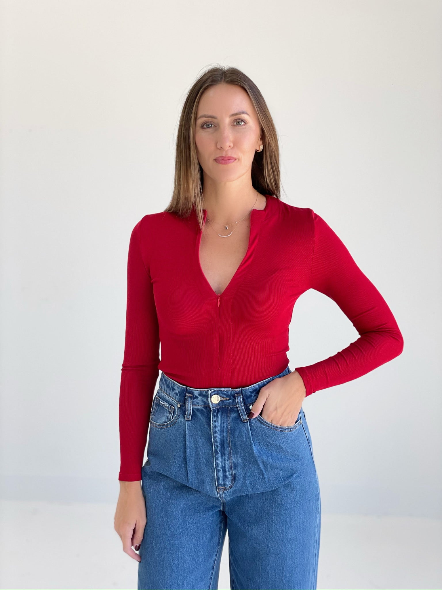 Zina Top - Red