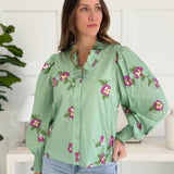 Bella Bloom Top - Green