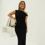 Eyes On Me Midi Dress - Black